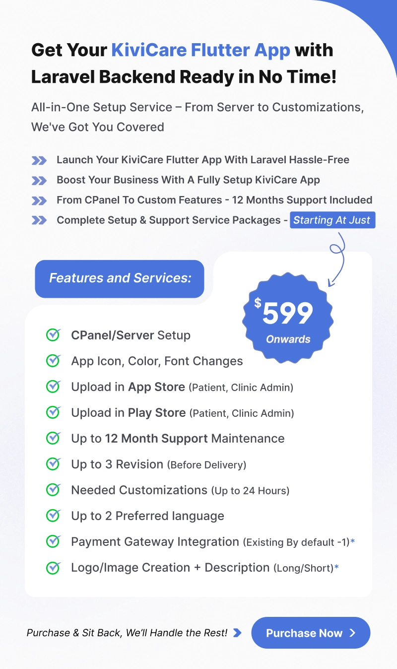 KiviCare(TM) - Clinic Management System | Laravel & Flutter - 18