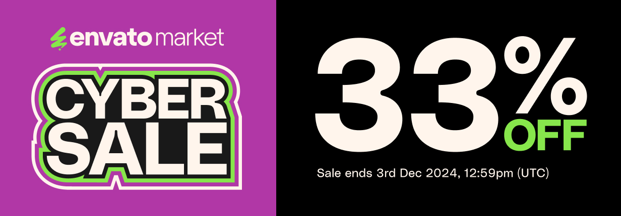Envato Market's Cyber Sale 2024