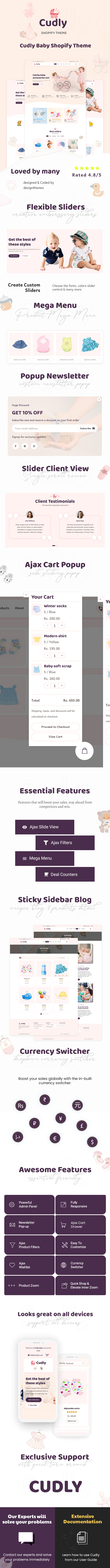Cudly - Toys, Baby Shopify Theme - 1