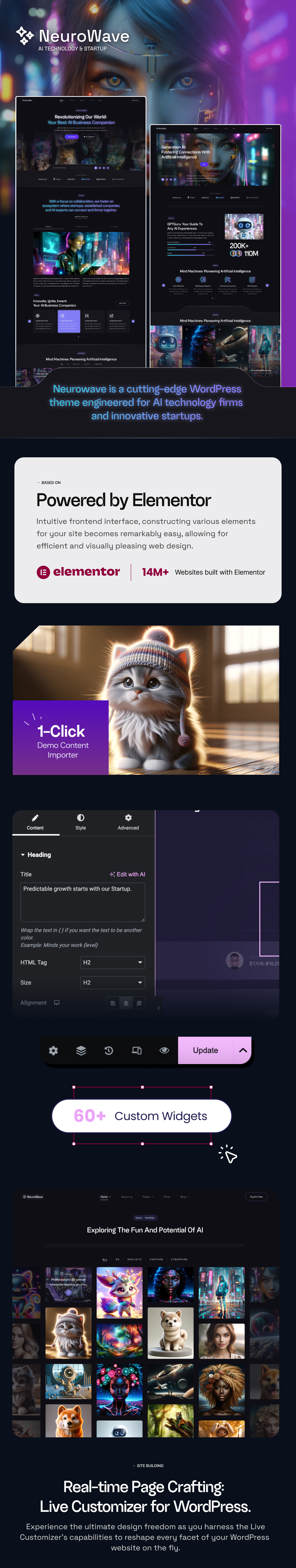 NeuroWave - AI Technology WordPress Theme - 1