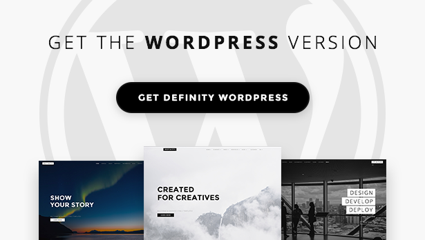 Definity - Creative Multi-Purpose WordPress Theme