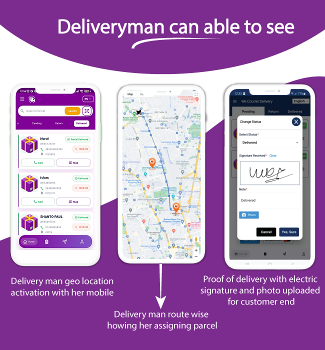 We Courier - Courier and logistics management CMS with Merchant,Delivery app - 15