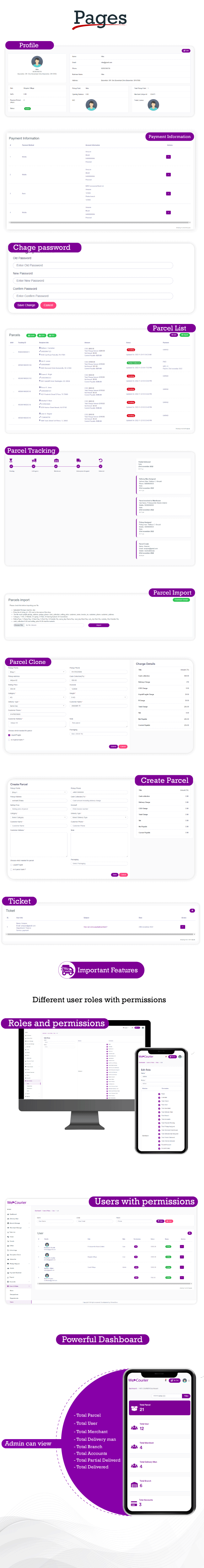 We Courier - Courier and logistics management CMS with Merchant,Delivery app - 27