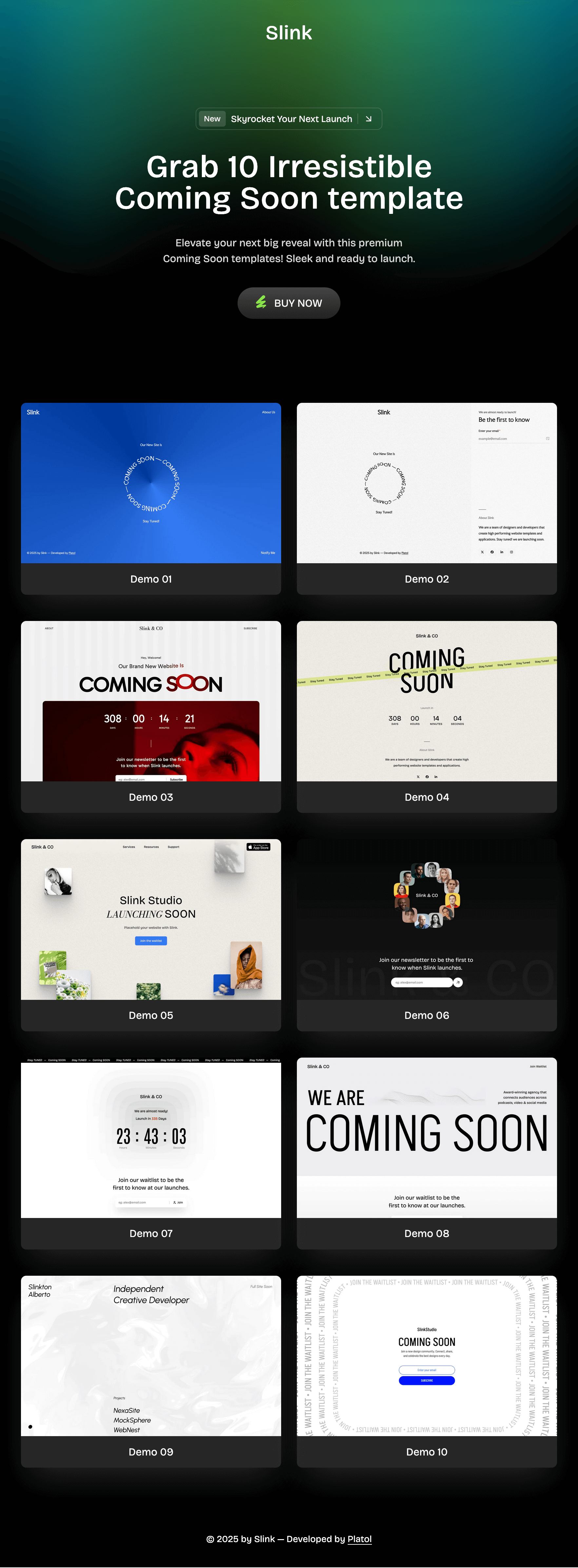 coming soon template