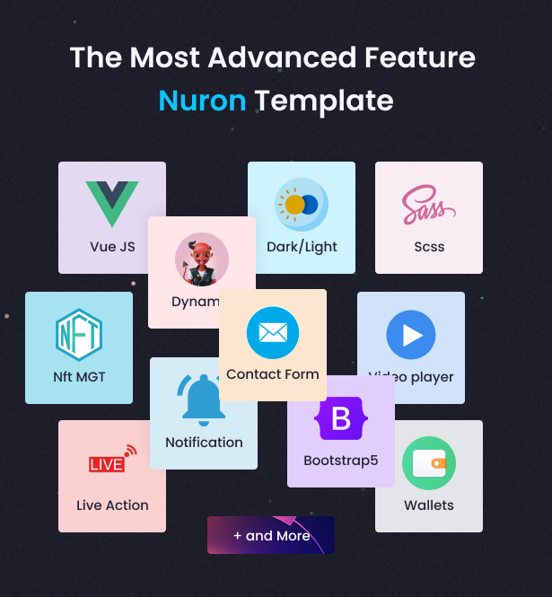 Nuron - NFT Vue JS Template - 6