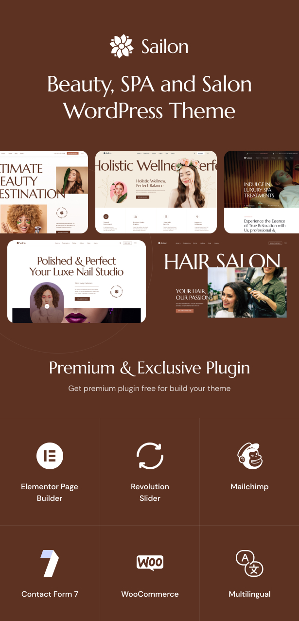 Sailon - Spa & Beauty Salon WordPress Theme - 5