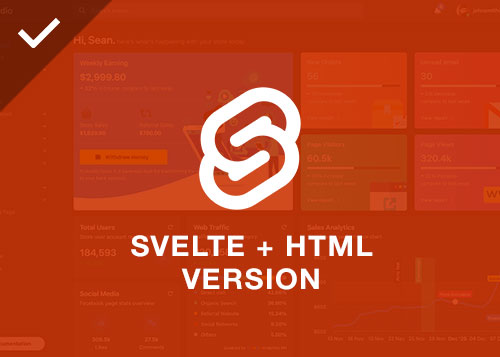 Studio - Svelte + HTML Admin Template - 4