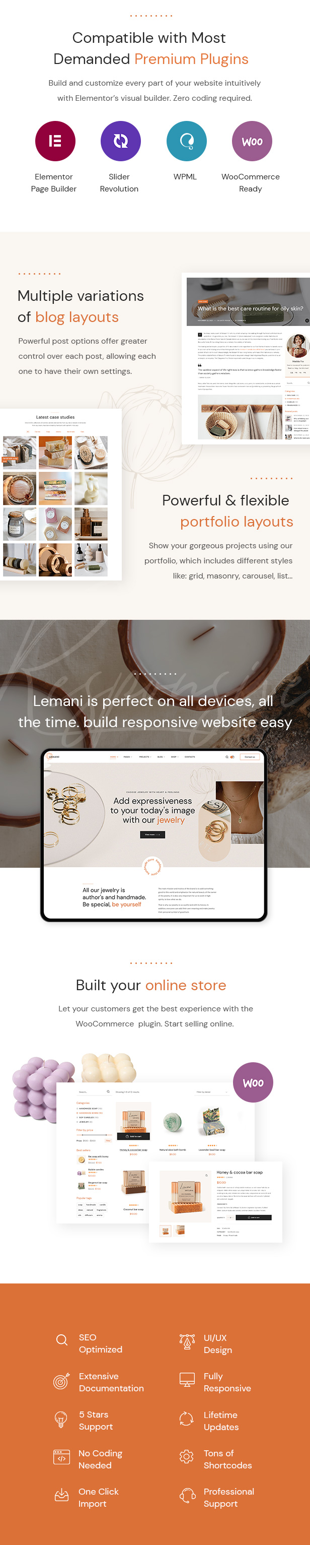 Lemani - Handmade Stuffs and Jewelry WordPress Theme - 2