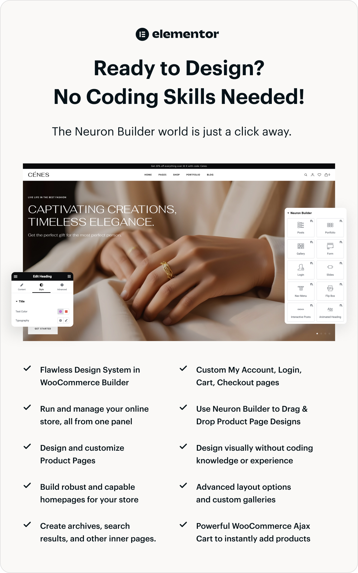 Cenes - Jewelry WordPress Store Theme