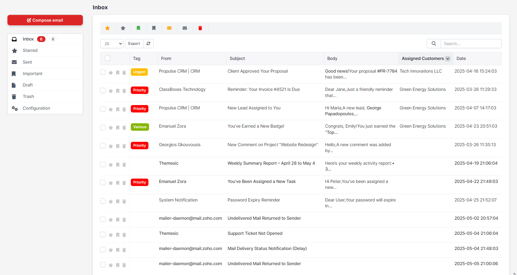 Organizing Demo