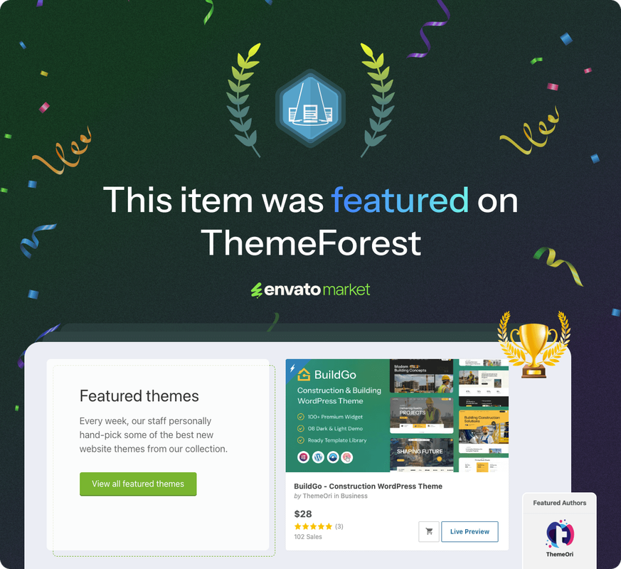BuildGo - Construction WordPress Theme