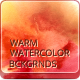 11 Handmade Warm Watercolor Backgrounds