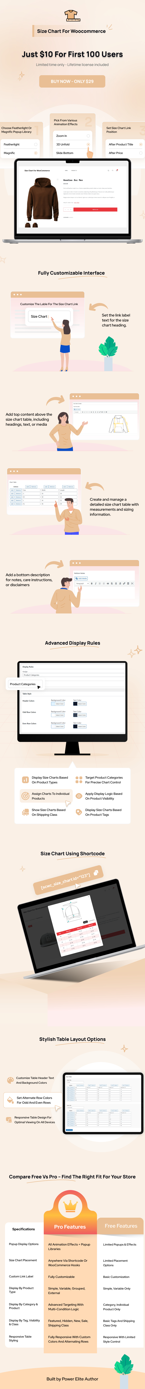 WooCommerce Product Size Chart WordPress Plugin - 1