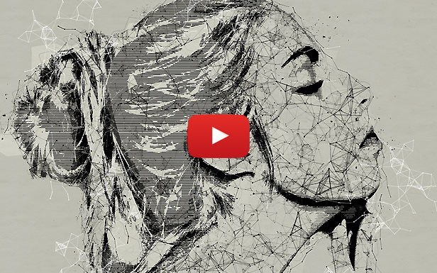 Plexus Art - Skeletum - Photoshop Action - 1