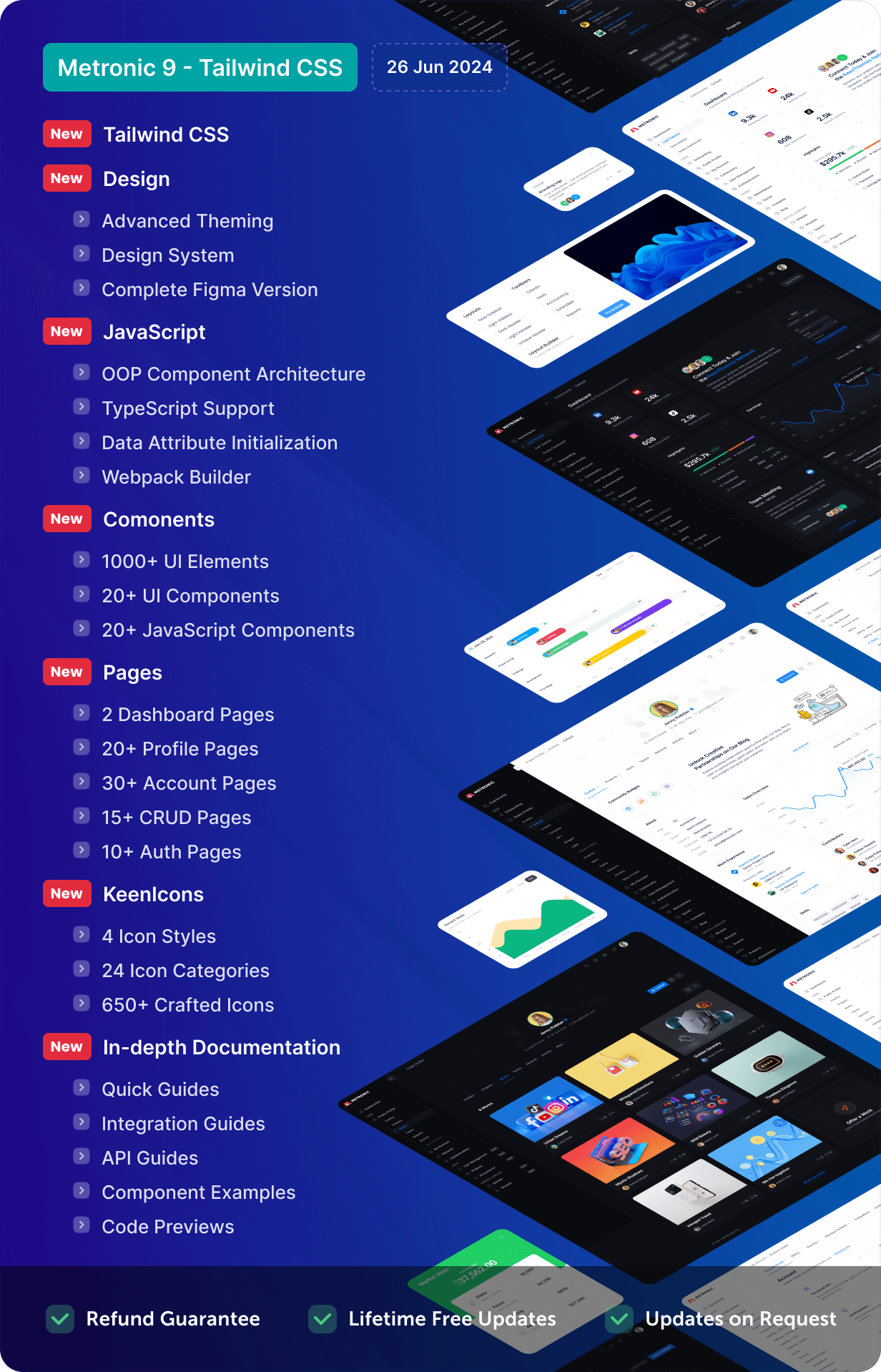 Metronic | Tailwind, Bootstrap, React, Vue, Angular, Asp.Net & Laravel Admin Dashboard HTML Template - 20