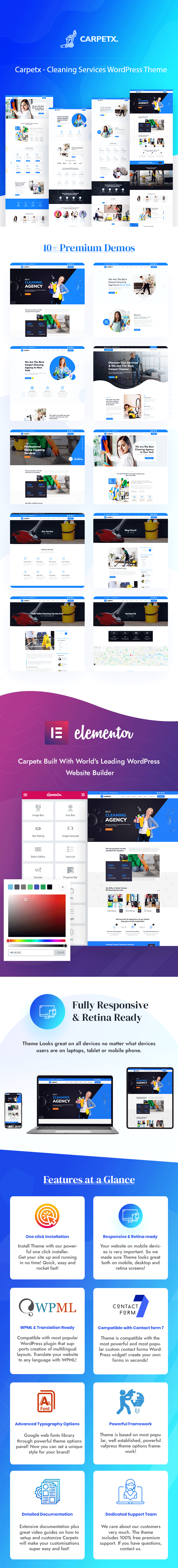 Carpetx - Cleaning Services WordPress Theme - 2