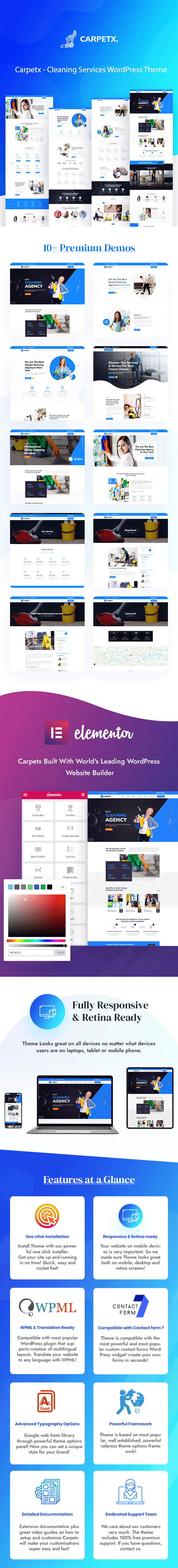 Carpetx - Cleaning Services WordPress Theme - 1