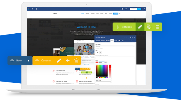 Total Drag and Drop WordPress Theme