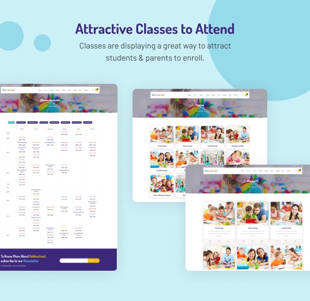 Ibble School- Education WordPress Theme classes courses
