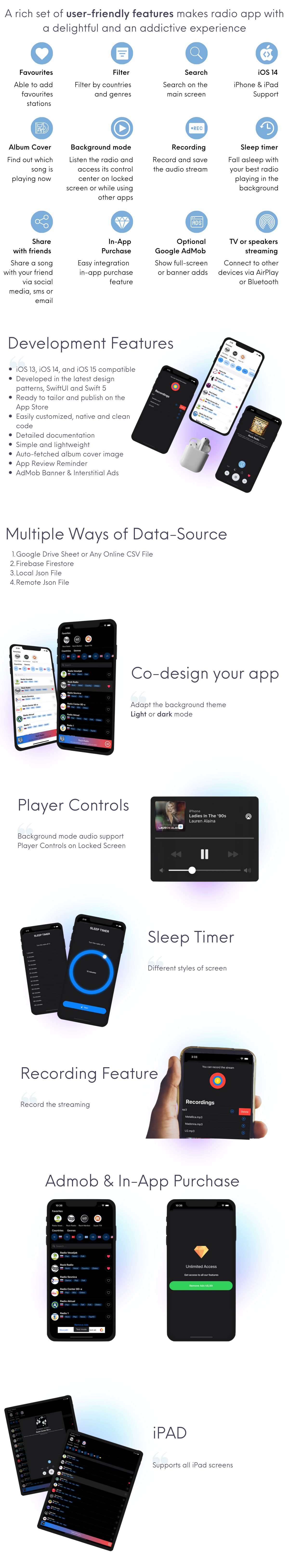 fm radio stations online free on Ios Swiftui Radio App Radio Station Online Fm Radio Ios 14 By S3soft