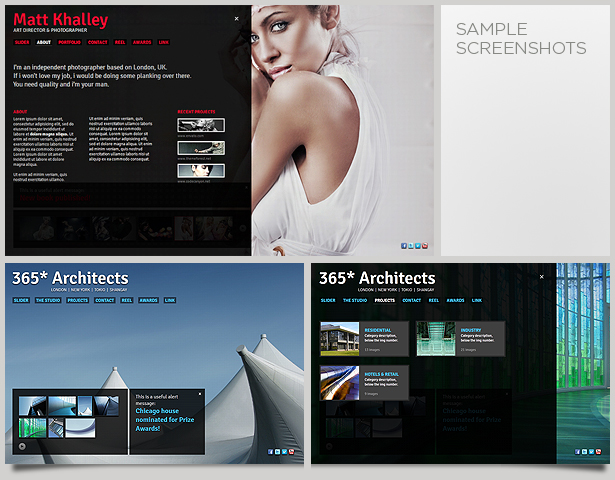 Creative Single Page Portfolio - 1