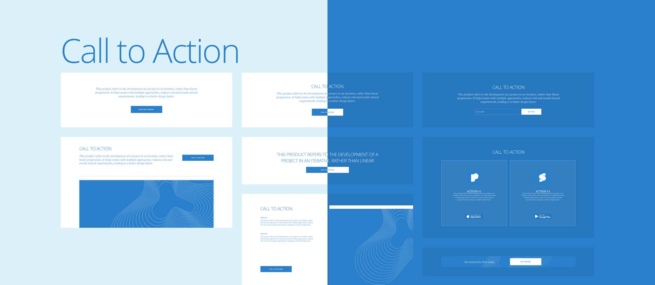 Protogonist 4 Wireframe Kit – Ultimate Wireframe Kit for your next Landing Page - 17