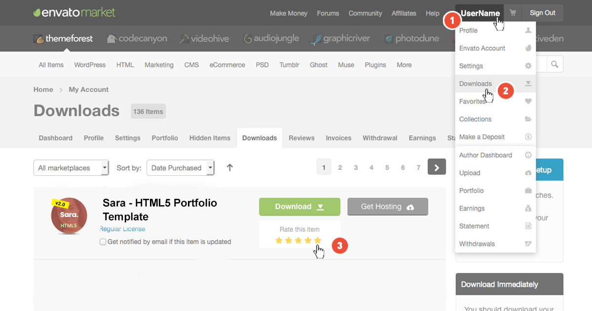 Sara - HTML5 Portfolio Template - 3