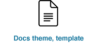 Docs theme, template