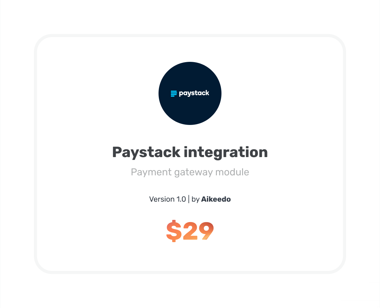 Paystack Payment Gateway Plugin aikeedo @heyaikeedo
