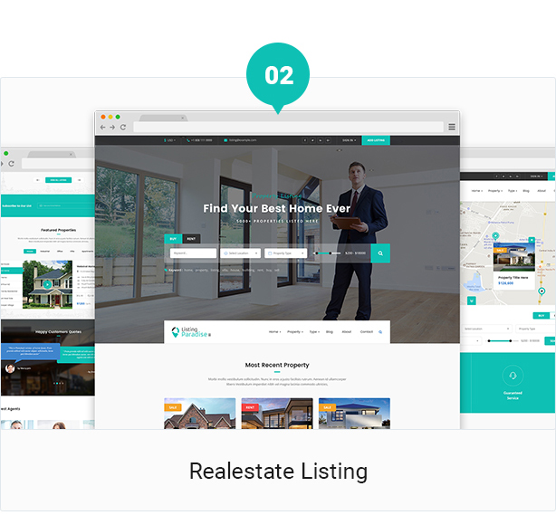 Listing Paradise Directory Listing PSD Template