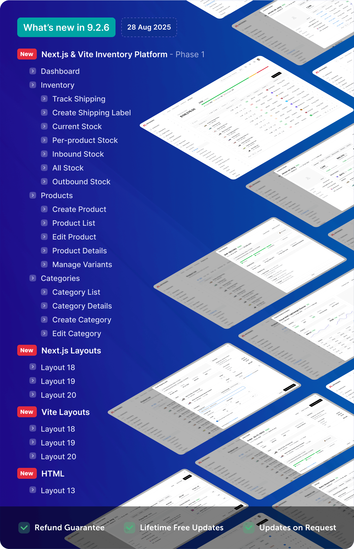 Metronic | Tailwind, Bootstrap, React, Next.js, Vue, Angular, Laravel Admin Dashboard HTML Template - 24