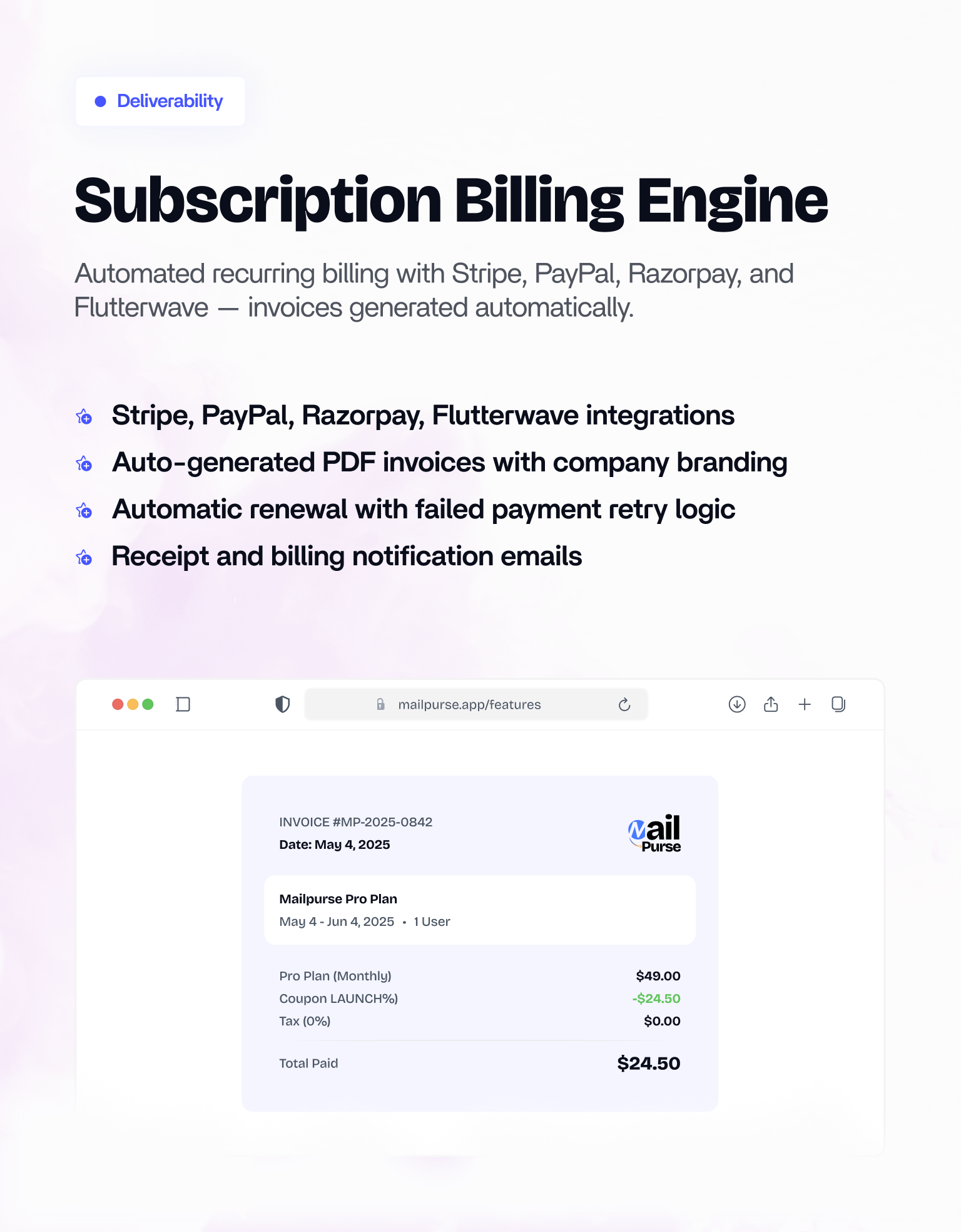 32 Deliverability