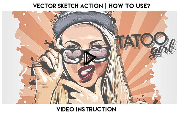 Vector Sketch Photoshop Action - Cartoon Effect by Eugene-design |  GraphicRiver