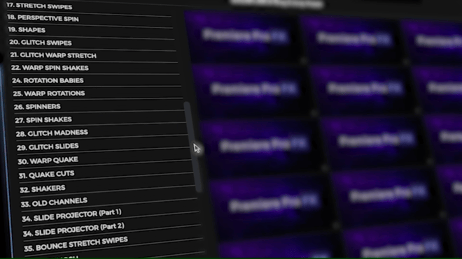 Premiere Pro FX Plugin Extension of Video Effects - Transitions - Animations - SoundFX - Music - 9