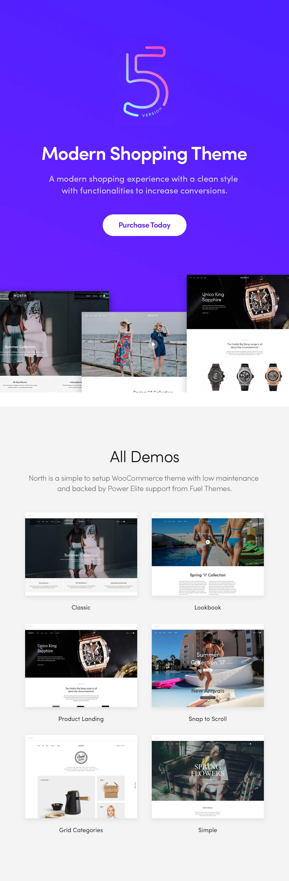 North - Responsive WooCommerce Theme