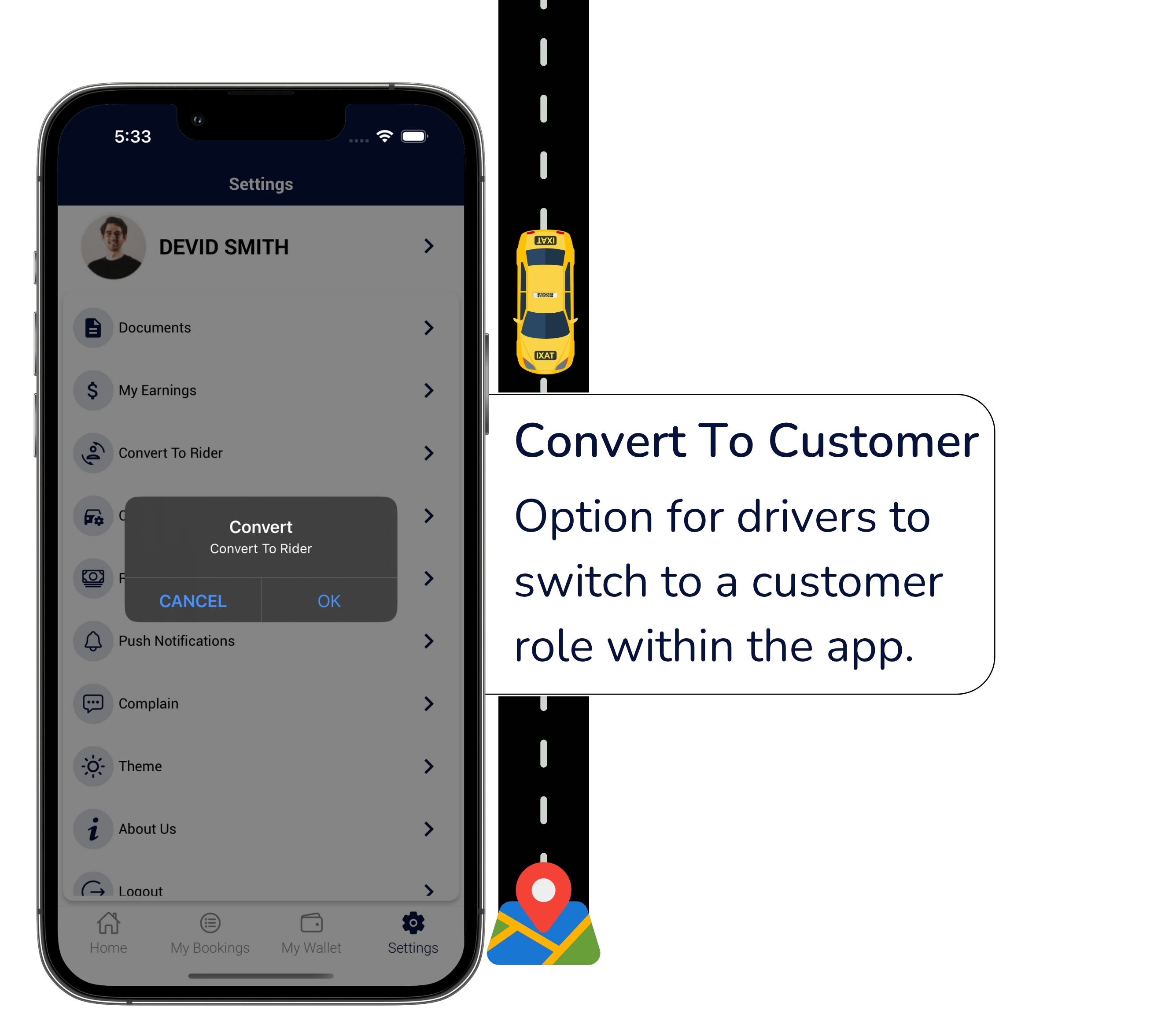 Exicube Taxi App - 20