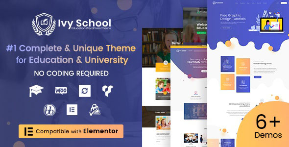 School WordPress Theme - Ivy