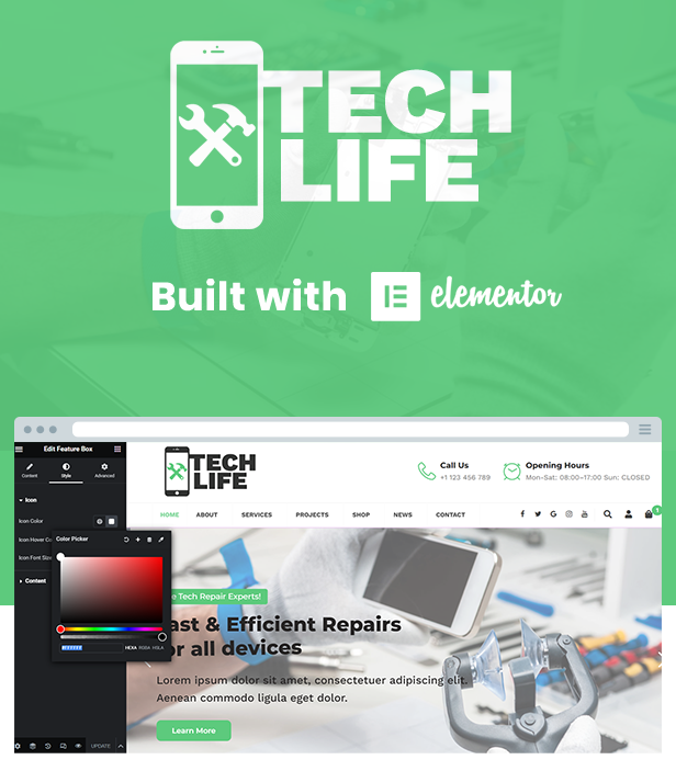 TechLife - Mobile, Tech & Electronics Repair Shop WordPress Theme - 3