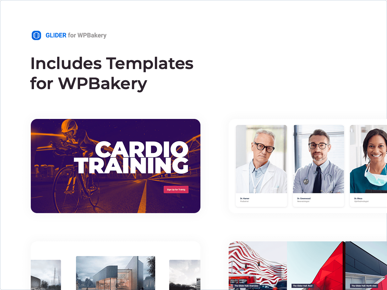 Includes Template for WPBakery
