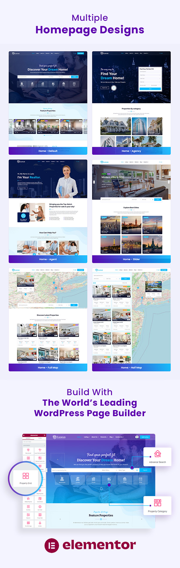  Luxus - Real Estate WordPress Theme