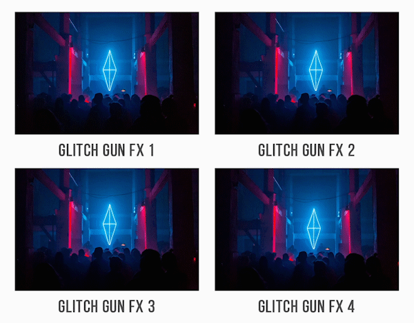 Glitch Gun - Animated Photoshop Action - 2