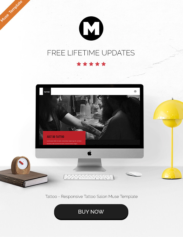 Responsive Tattoo Salon Muse Template - 6