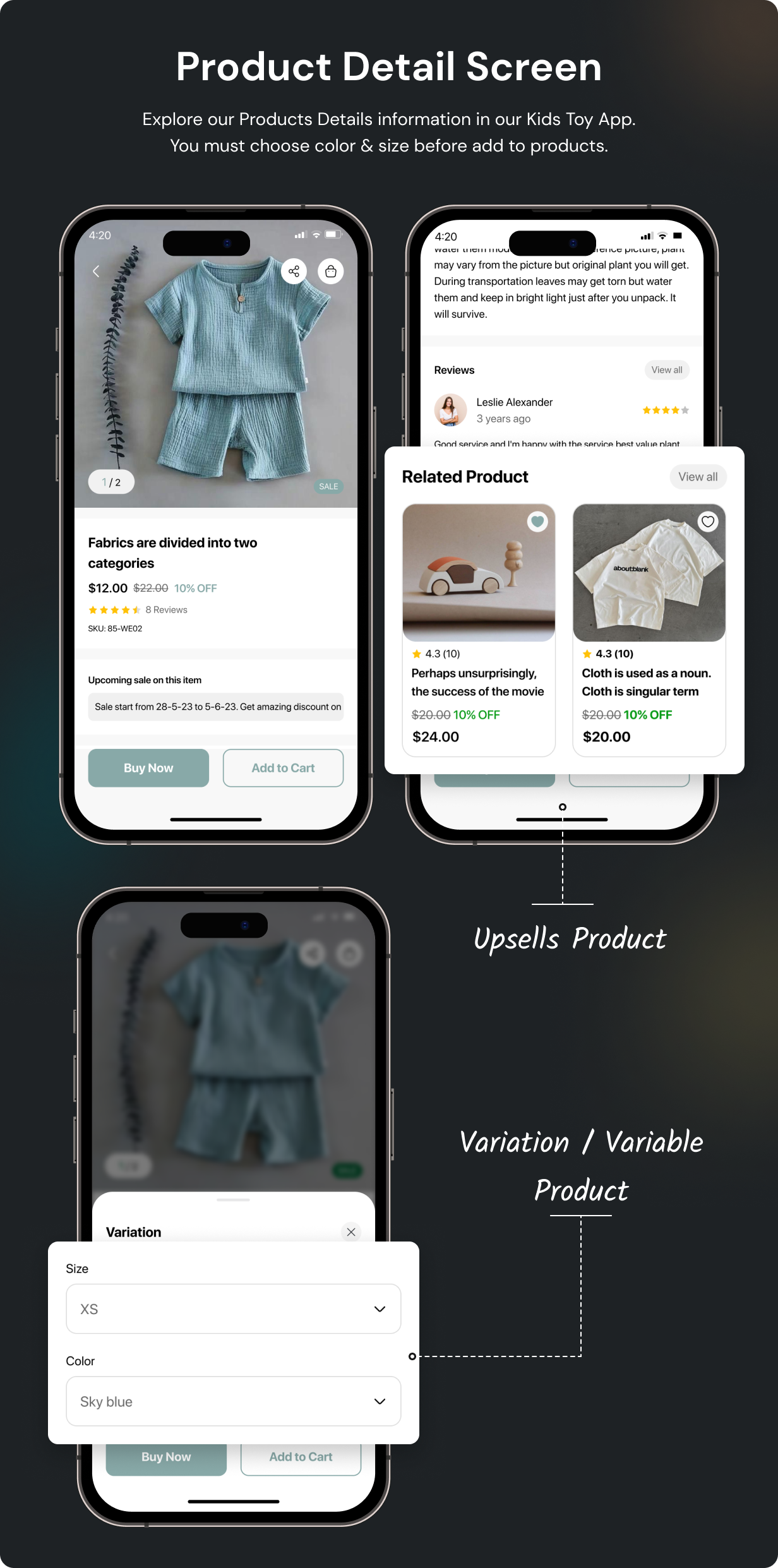 Kids Toys Shop App - E-commerce Store app in Flutter 3.x (Android, iOS) with WooCommerce Full App - 13