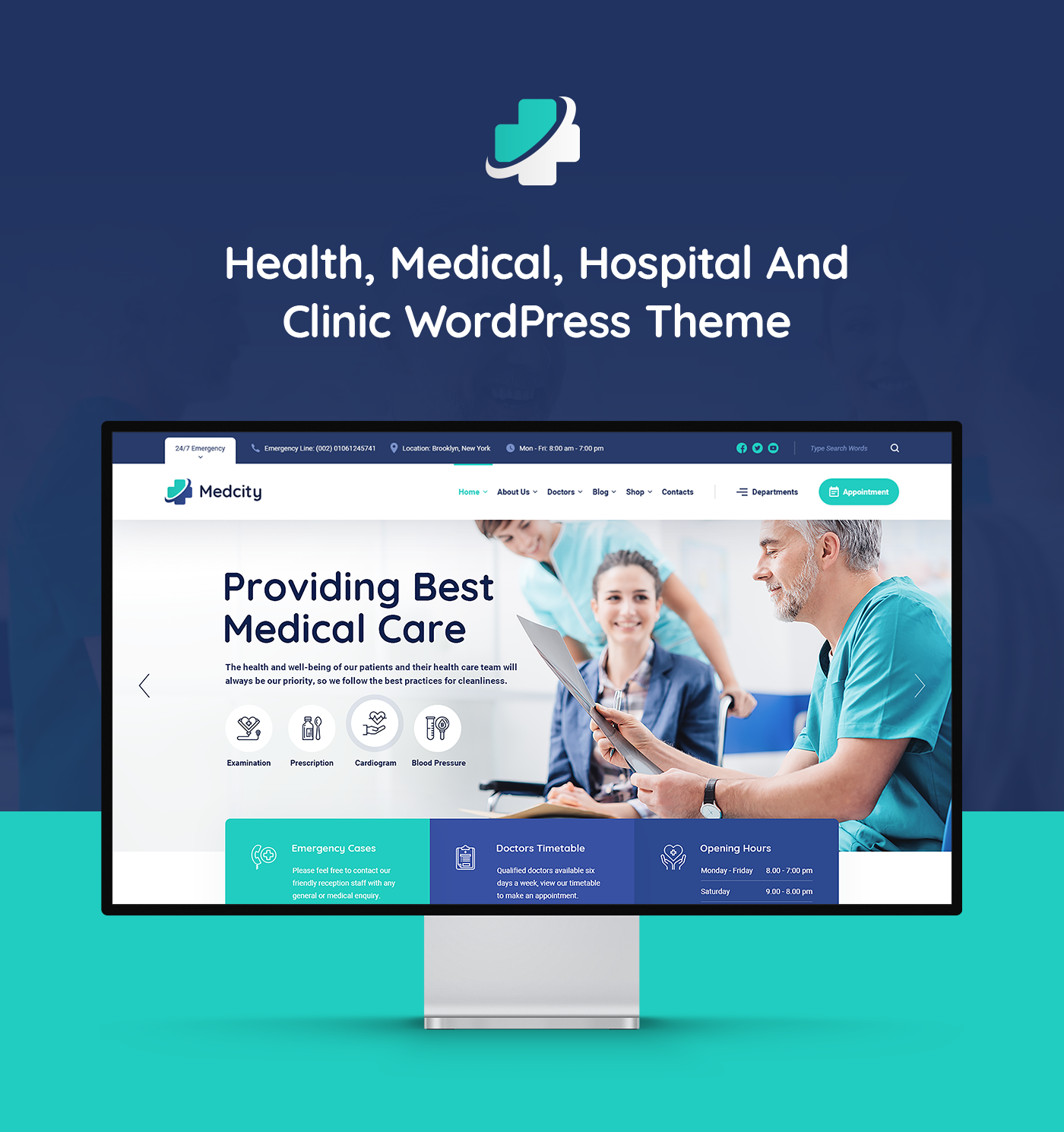 Medcity - Health & Medical WordPress Theme - 6