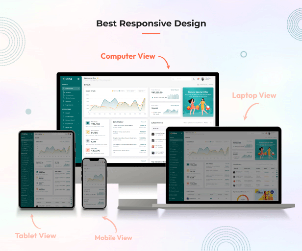 Riho – Bootstrap Admin Dashboard Template