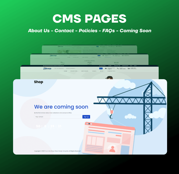 YAM - Supermarket ecommerce Next ReactJS Template - 1