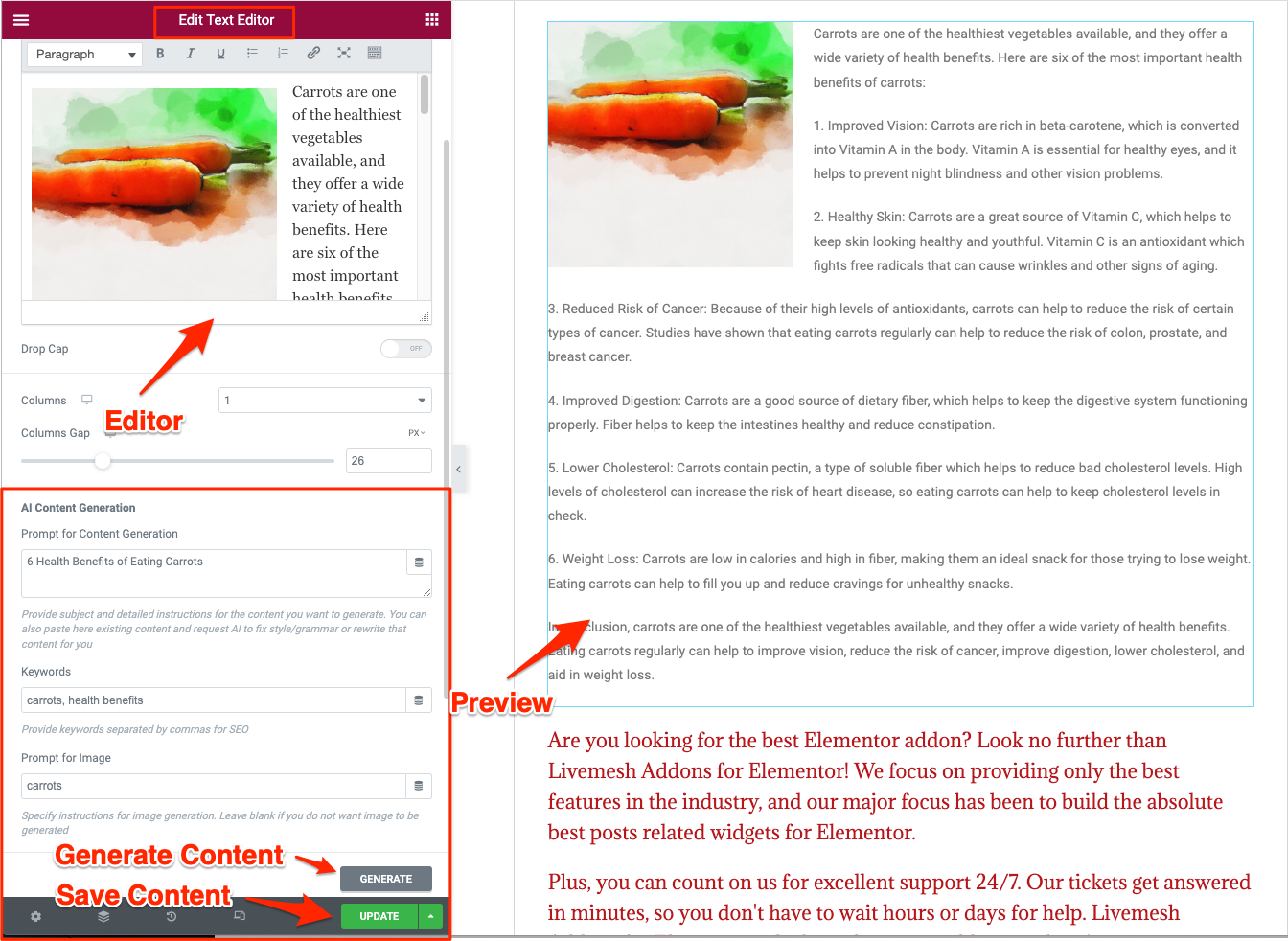 Assistente de IA para Elementor - OpenAI GPT
