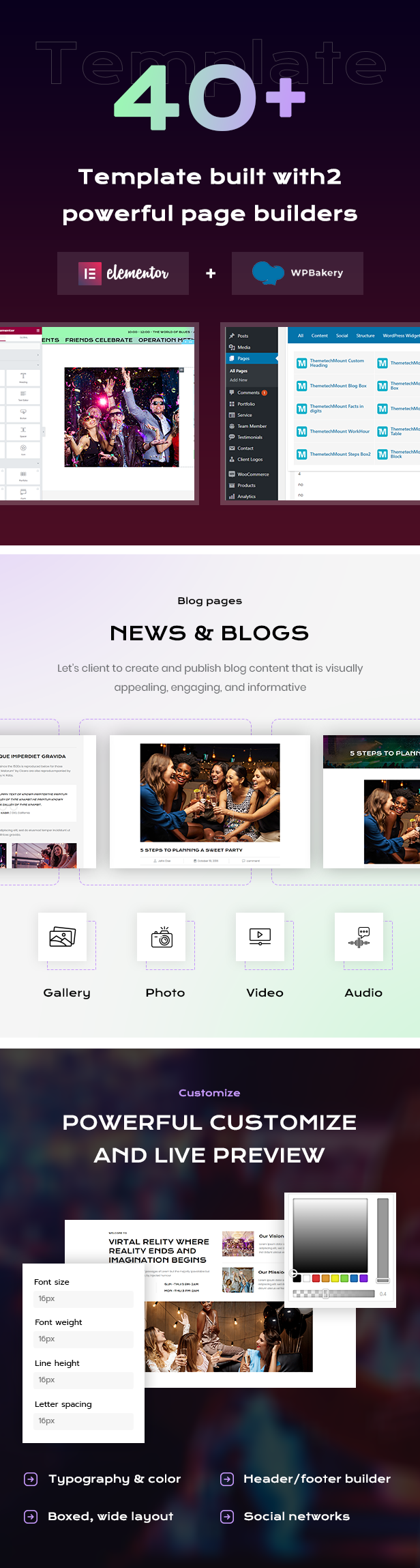 Presentup Event Planner WordPress Theme