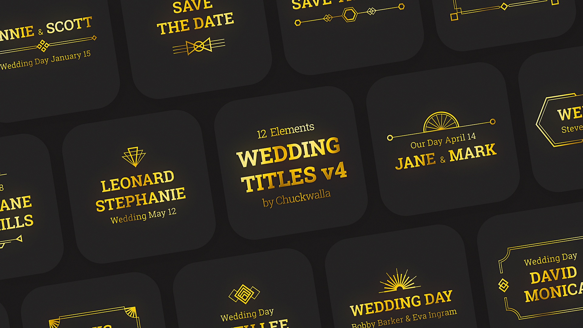 Chuckwalla - Wedding Titles v4