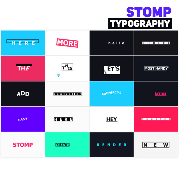 Big Pack of Typography | Atom - 16